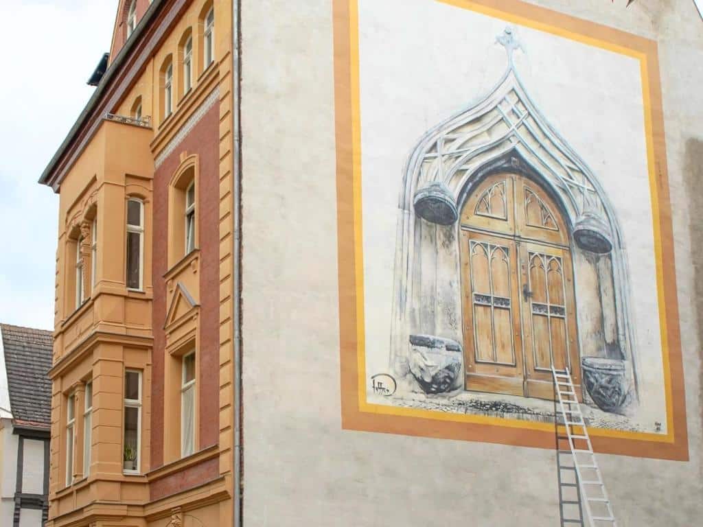 Fassade der Ferienwohnung Sweethome Lutherstadt Wittenberg