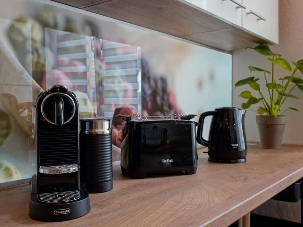 Küchenausstattung in der Ferienwohnung Sweethome Lutherstadt Wittenberg