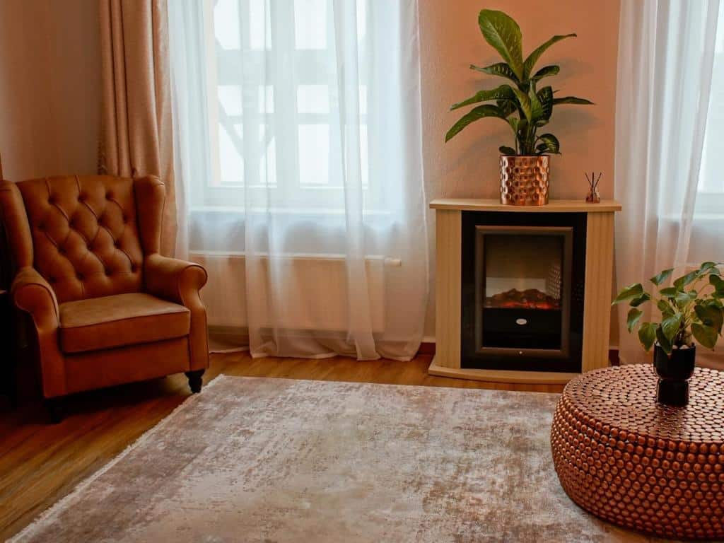 Wohnzimmer Ansicht 1 in der Ferienwohnung Sweethome Lutherstadt Wittenberg